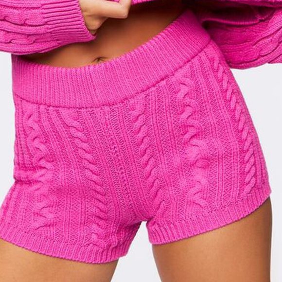 Forever 21 Crochet Booty shorts size Medium boho knit shorts - Picture 1 of 11